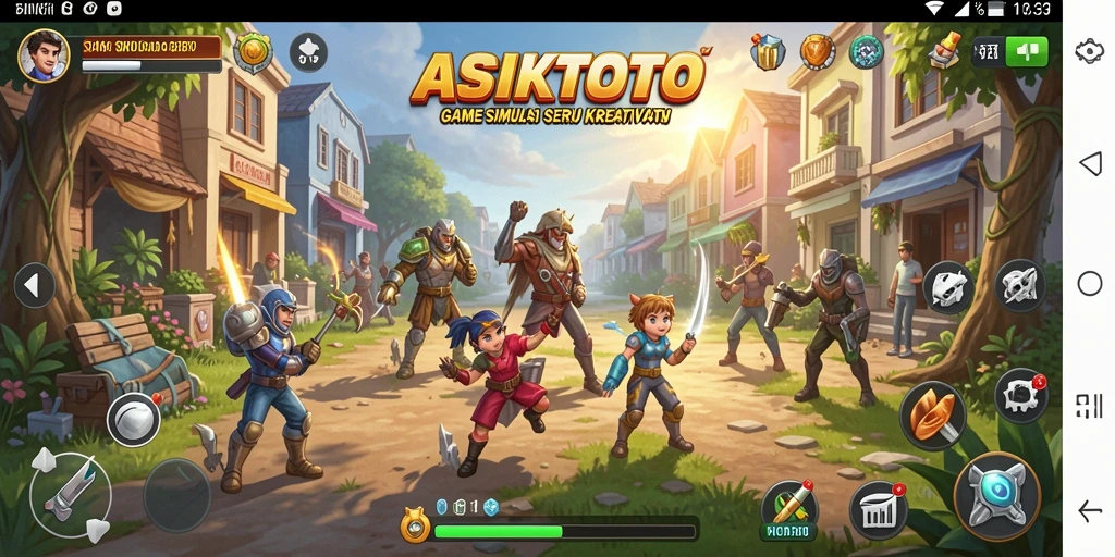 Screenshot gameplay ASIKTOTO dengan suasana simulasi yang imersif.