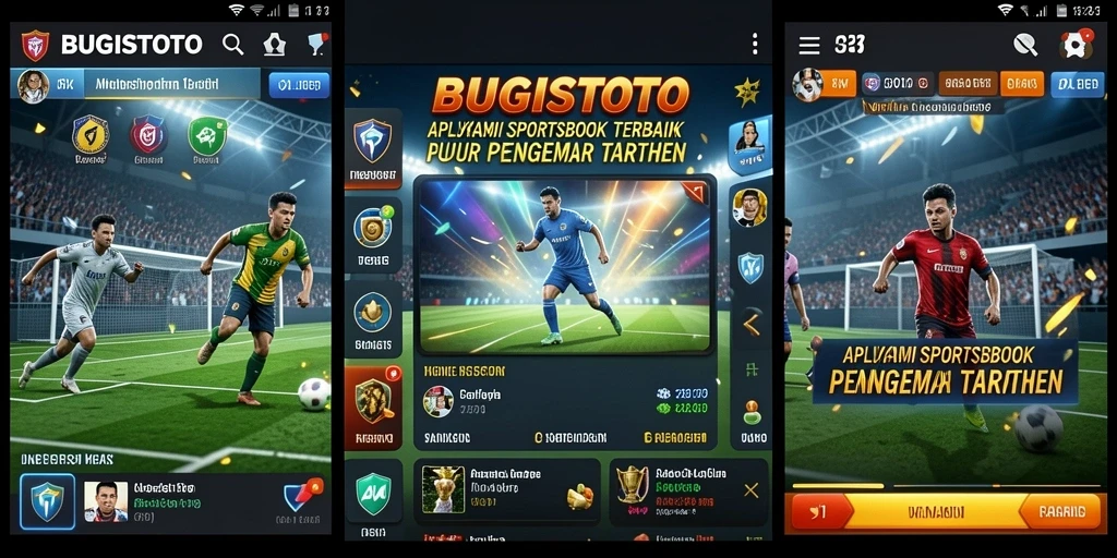 Tampilan gameplay dengan berbagai jenis taruhan olahraga di BUGISTOTO.