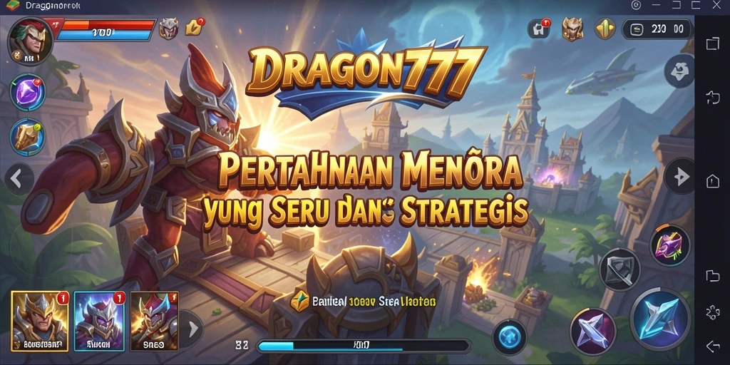 Tampilan seru dari gameplay DRAGON777 yang mendebarkan.