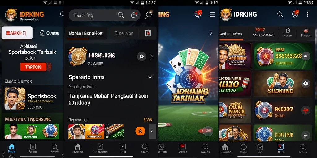 Tampilan gameplay menarik dari aplikasi Sportsbook IDRKING.