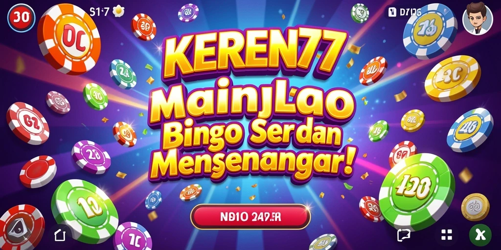 Tangkapan layar permainan Bingo yang seru dan penuh warna.