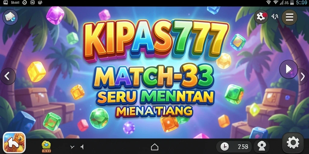 Tampilan gameplay KIPAS777 dengan aksi mencocokkan koin yang menarik.